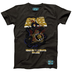 Toronto Raptors NBALab x Hyperfly Unisex Year of the Snake Lunar New Year Collection T-Shirt - Heather Black cheap