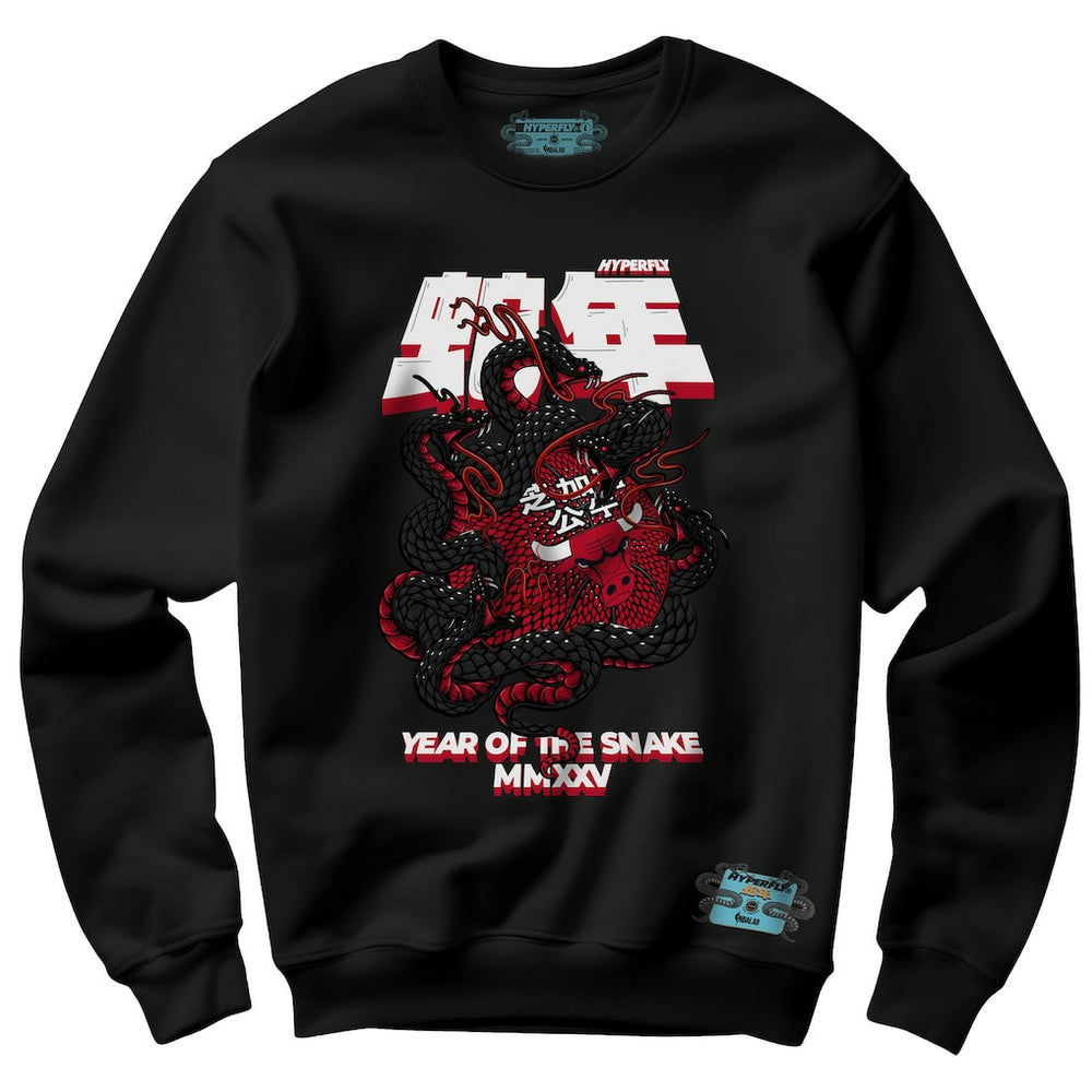 Chicago Bulls NBALab x Hyperfly Unisex Year of the Snake Lunar New Year Collection Sweatshirt - Black cheap