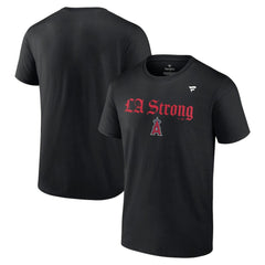 Los Angeles Angels Unisex LA Strong T-Shirt - Black