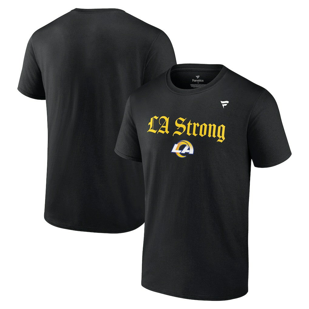 Los Angeles Rams Unisex LA Strong T-Shirt - Black online