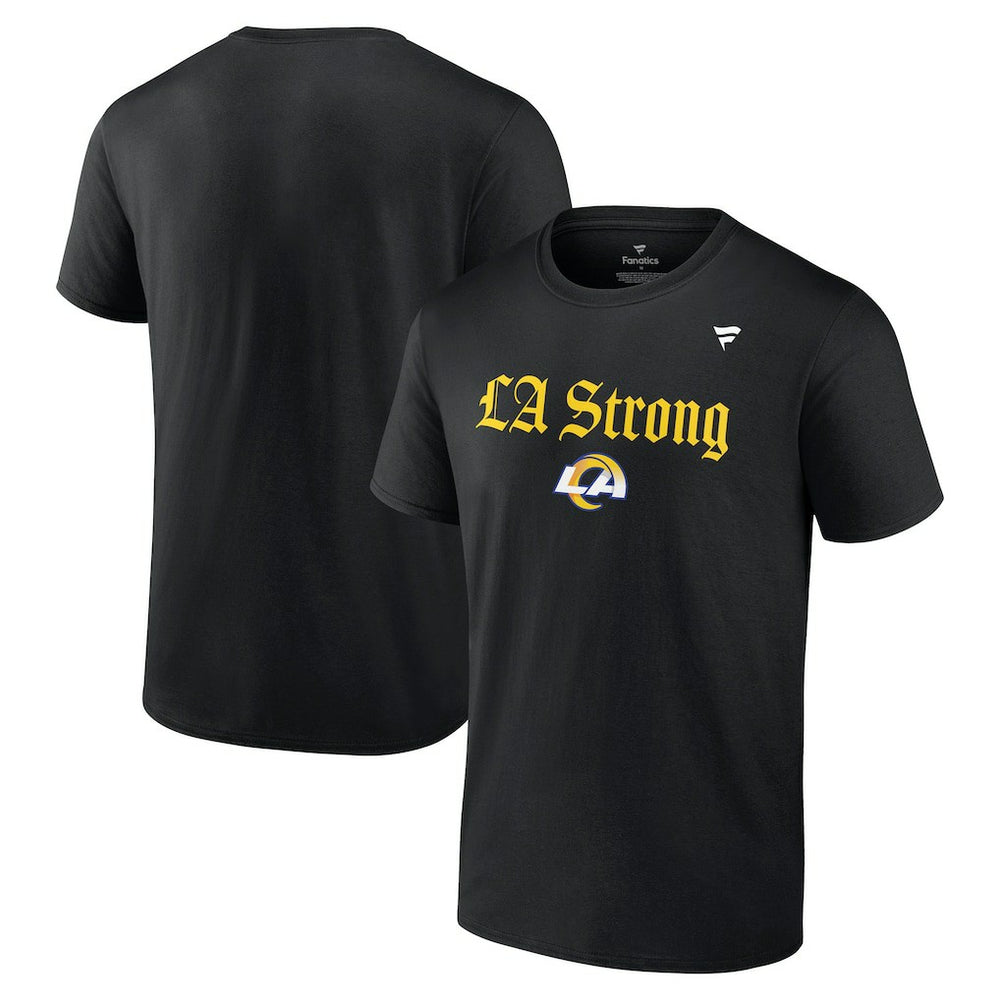 Los Angeles Rams Unisex LA Strong T-Shirt - Black online