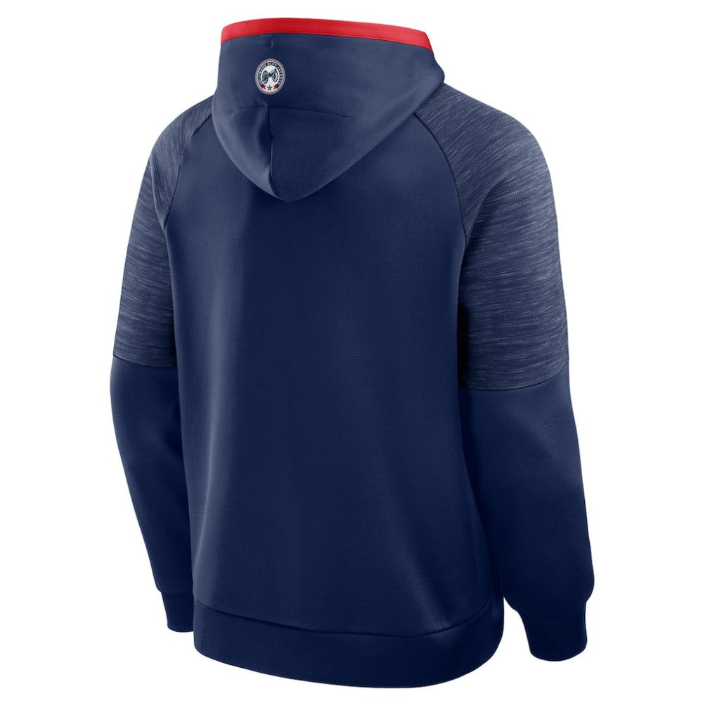 Columbus Blue Jackets Fanatics Goaltender Defender Pullover Hoodie Navy