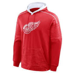 Detroit Red Wings Fanatics Goaltender Defender Pullover Hoodie Red