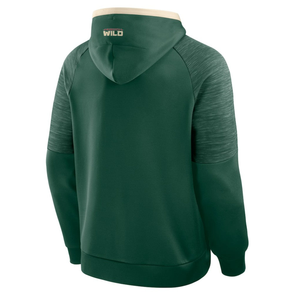 Minnesota Wild Fanatics Goaltender Defender Pullover Hoodie Green