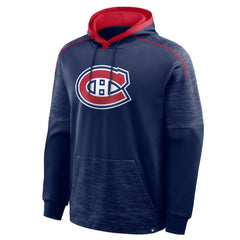 Montreal Canadiens Fanatics Goaltender Defender Pullover Hoodie Navy
