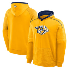 Nashville Predators Fanatics Goaltender Defender Pullover Hoodie Gold