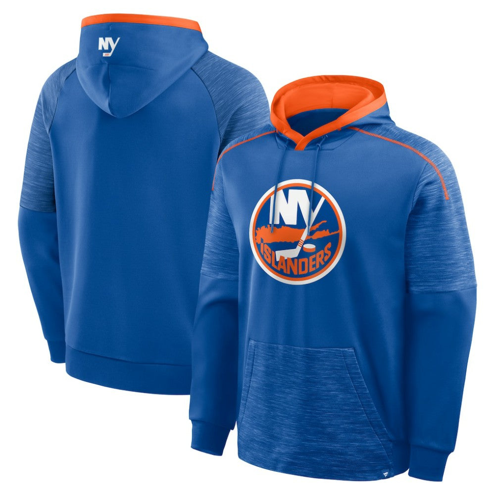 New York Islanders Fanatics Goaltender Defender Pullover Hoodie Royal