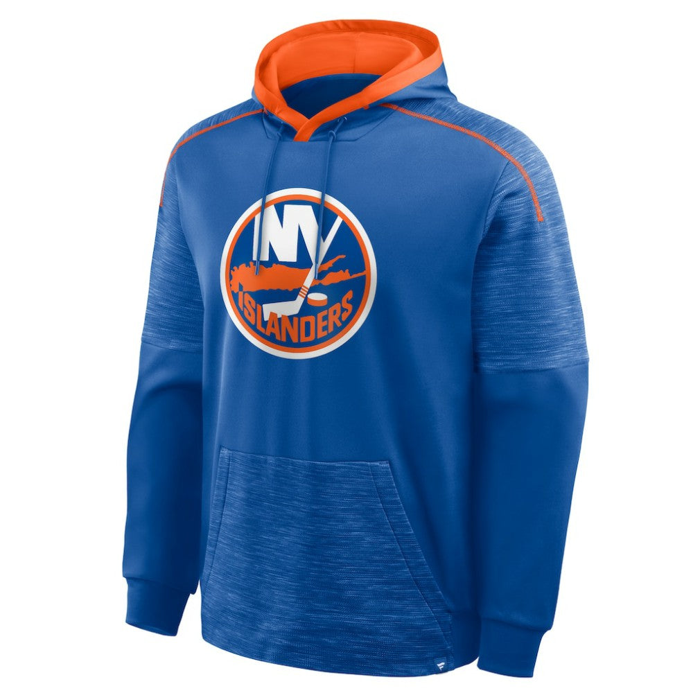 New York Islanders Fanatics Goaltender Defender Pullover Hoodie Royal
