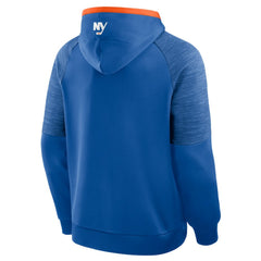 New York Islanders Fanatics Goaltender Defender Pullover Hoodie Royal
