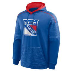 New York Rangers Fanatics Goaltender Defender Pullover Hoodie Blue