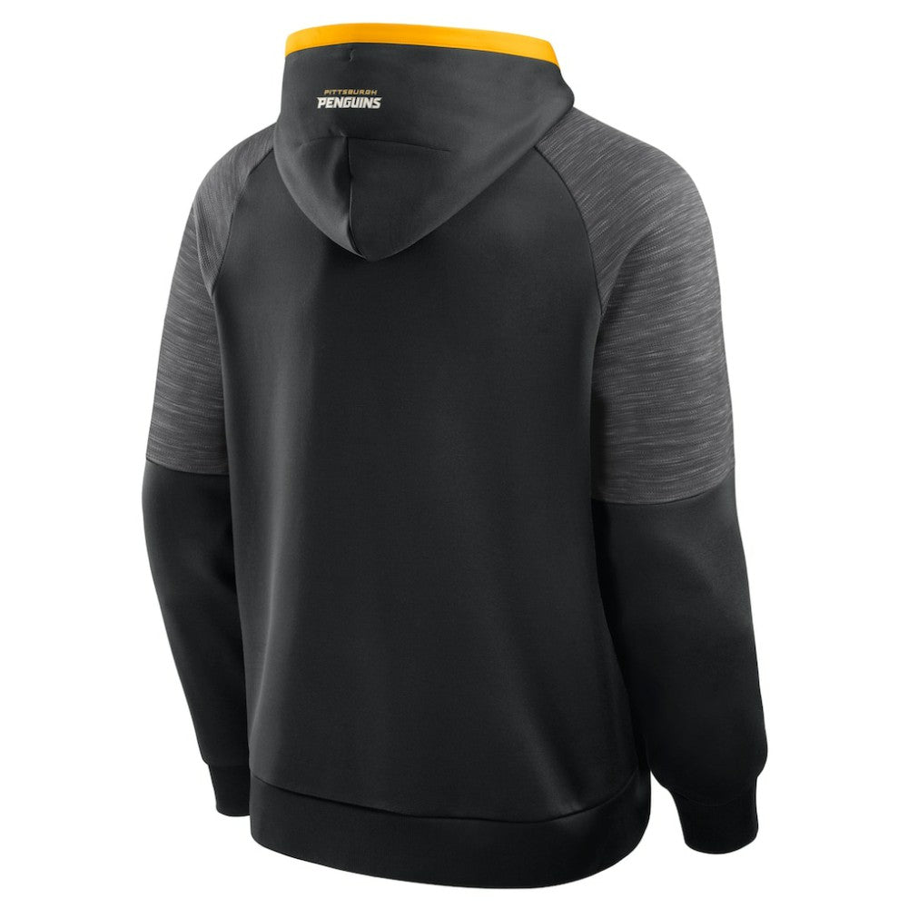 Pittsburgh Penguins Fanatics Goaltender Defender Pullover Hoodie Black