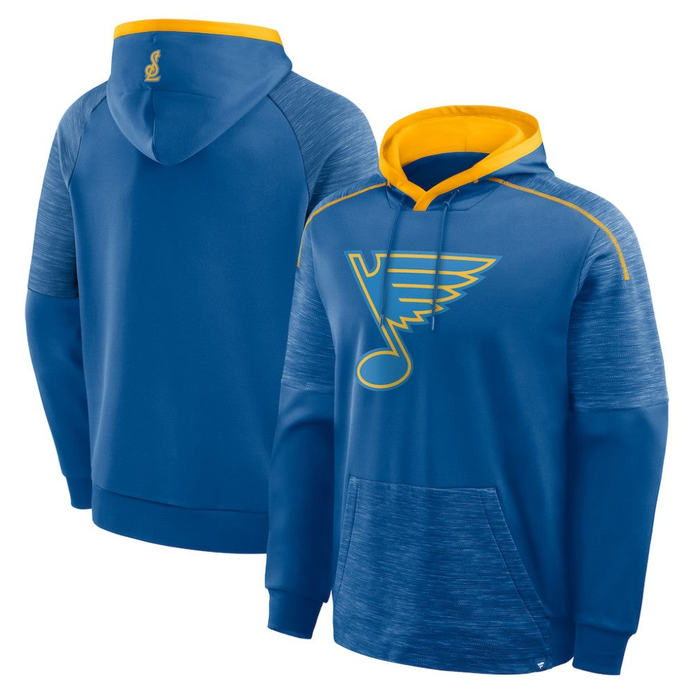 St. Louis Blues Fanatics Goaltender Defender Pullover Hoodie Blue