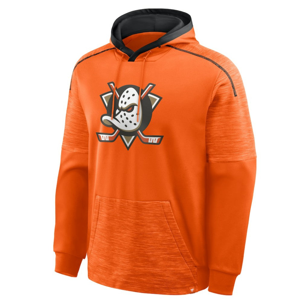 Anaheim Ducks Fanatics Goaltender Defender Pullover Hoodie Orange