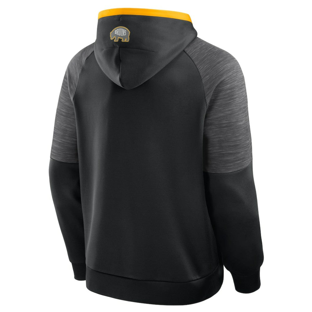 Boston Bruins Fanatics Goaltender Defender Pullover Hoodie Black