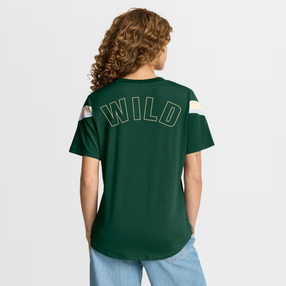 Minnesota Wild Fanatics Women's Offside Athena T-Shirt Green