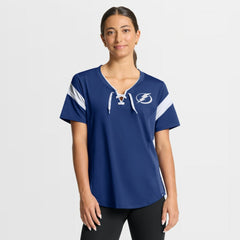 Tampa Bay Lightning Fanatics Women's Offside Athena T-Shirt Blue