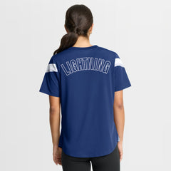 Tampa Bay Lightning Fanatics Women's Offside Athena T-Shirt Blue