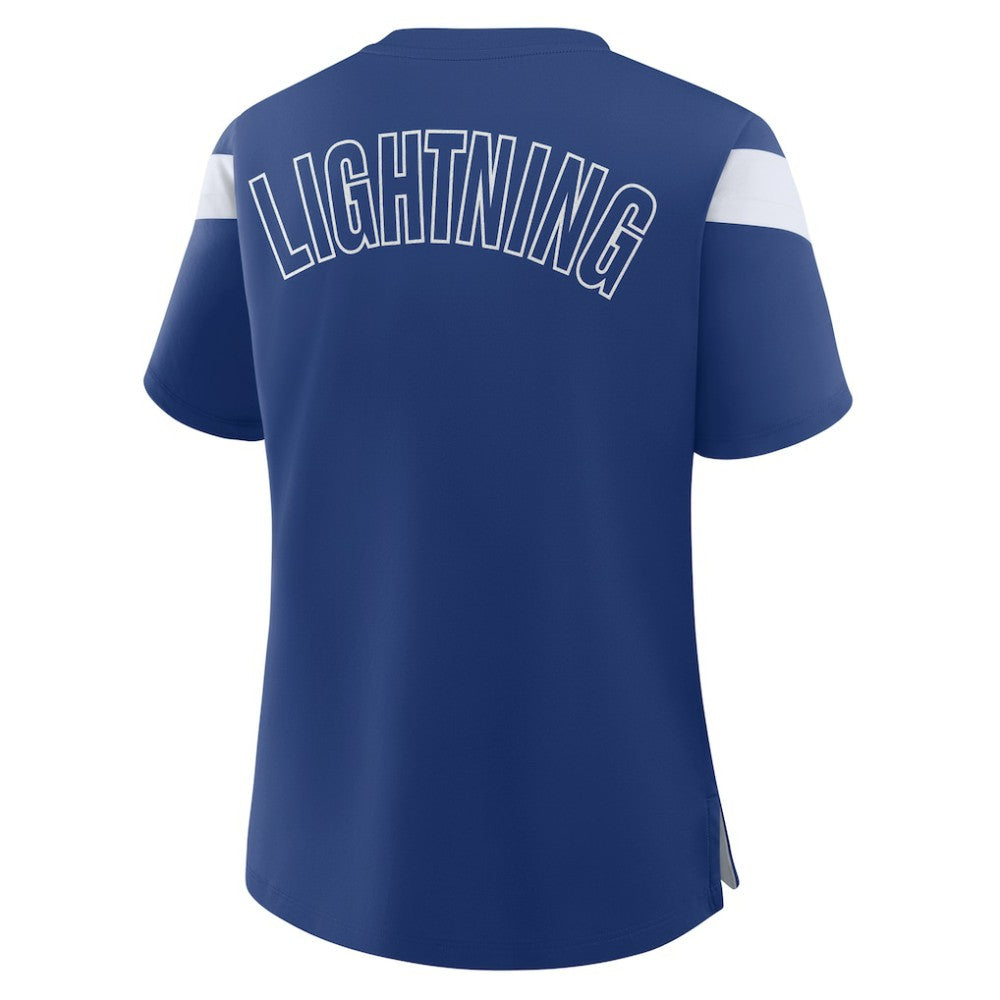 Tampa Bay Lightning Fanatics Women's Offside Athena T-Shirt Blue