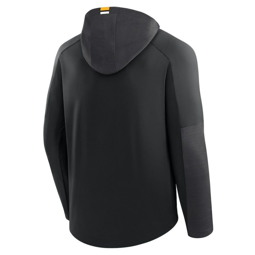 Pittsburgh Penguins Fanatics Penalty Shot Long Sleeve Hoodie T-Shirt Black