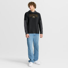 Boston Bruins Fanatics Penalty Shot Long Sleeve Hoodie T-Shirt Black