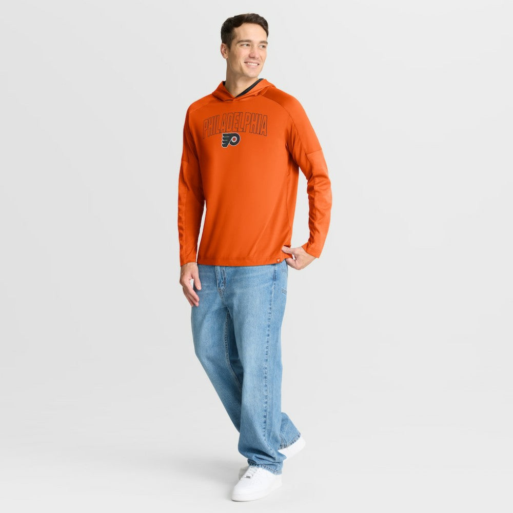 Philadelphia Flyers Fanatics Penalty Shot Long Sleeve Hoodie T-Shirt Orange