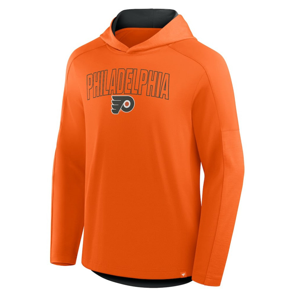 Philadelphia Flyers Fanatics Penalty Shot Long Sleeve Hoodie T-Shirt Orange