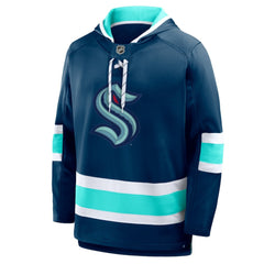 Seattle Kraken Fanatics Prime Time Fleece Hoodie Deep Sea Blue