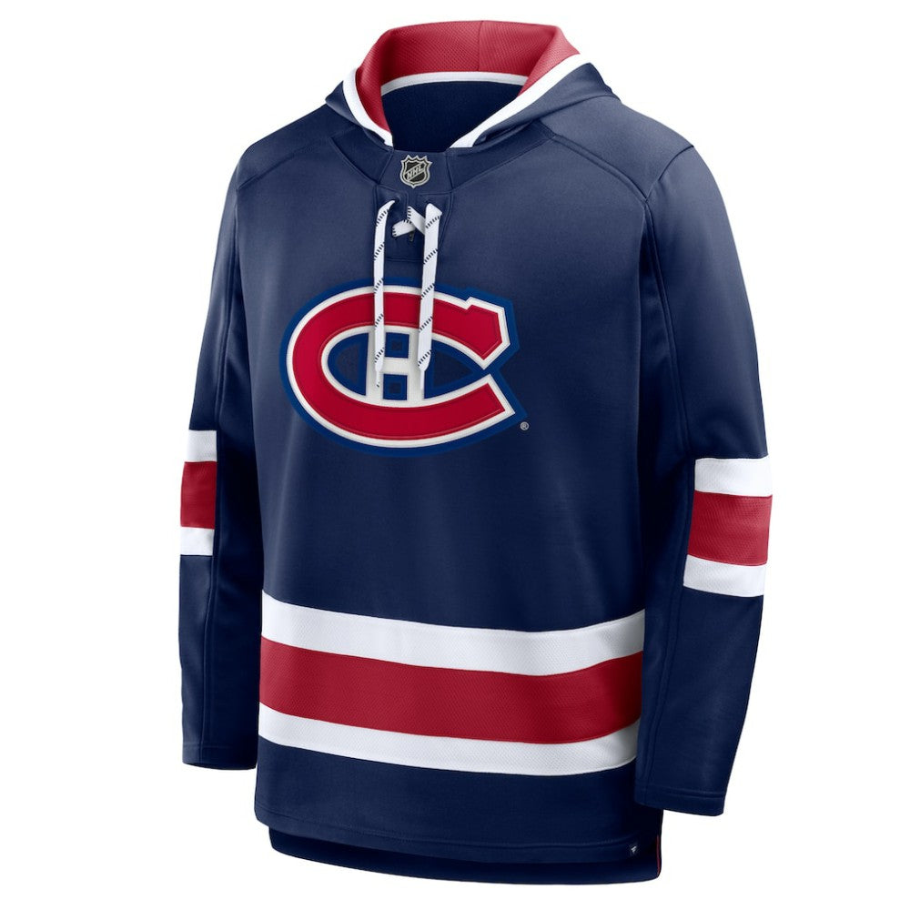 Montreal Canadiens Fanatics Prime Time Fleece Hoodie Navy