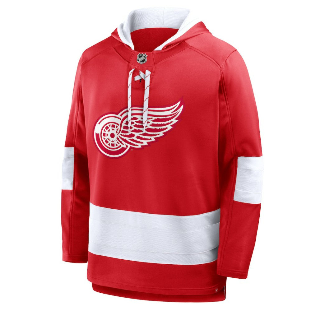 Detroit Red Wings Fanatics Prime Time Fleece Hoodie Red