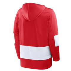 Detroit Red Wings Fanatics Prime Time Fleece Hoodie Red