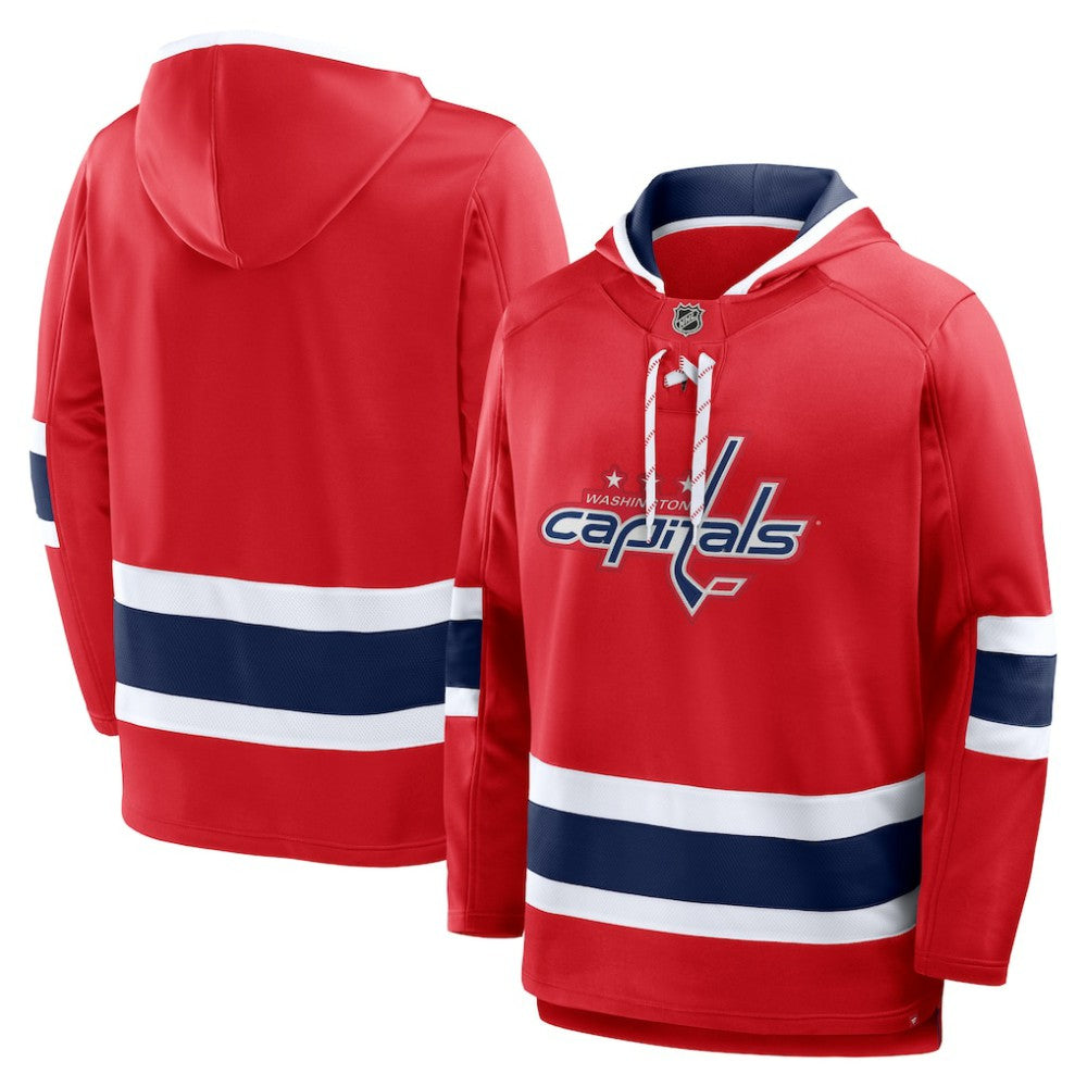 Washington Capitals Fanatics Prime Time Fleece Hoodie Red