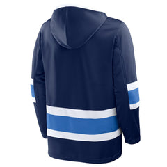 Winnipeg Jets Fanatics Prime Time Fleece Hoodie Navy
