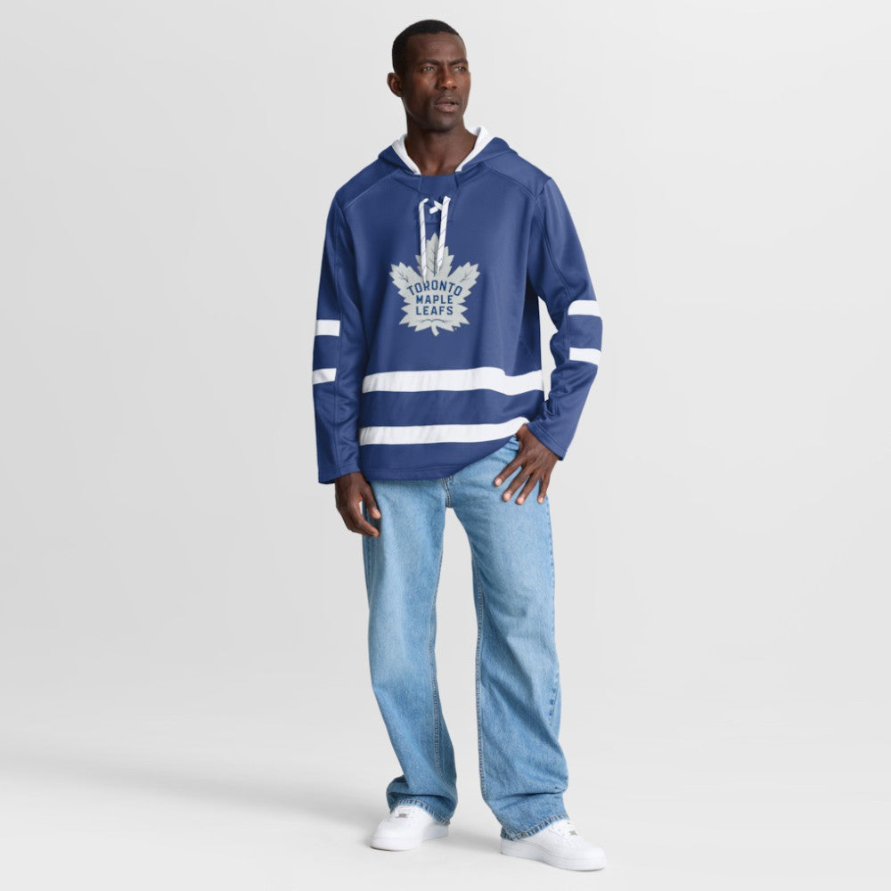 Toronto Maple Leafs Fanatics Prime Time Fleece Hoodie Blue