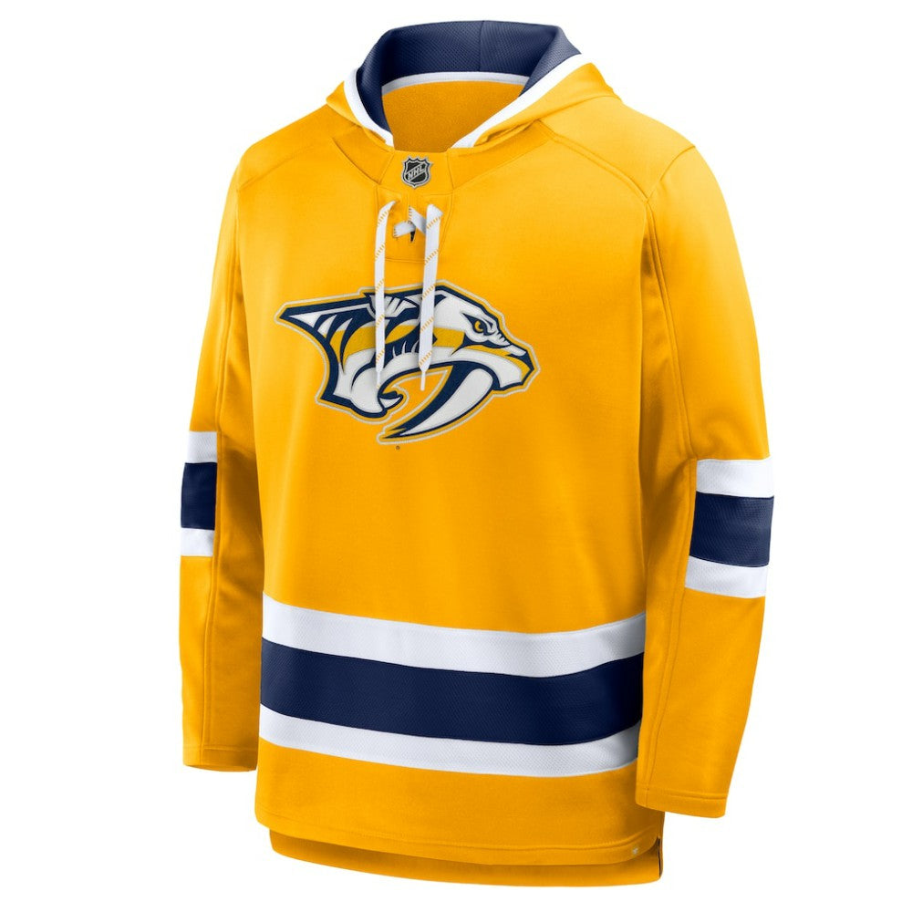 Nashville Predators Fanatics Prime Time Fleece Hoodie Gold