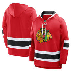 Chicago Blackhawks Fanatics Prime Time Fleece Hoodie Red