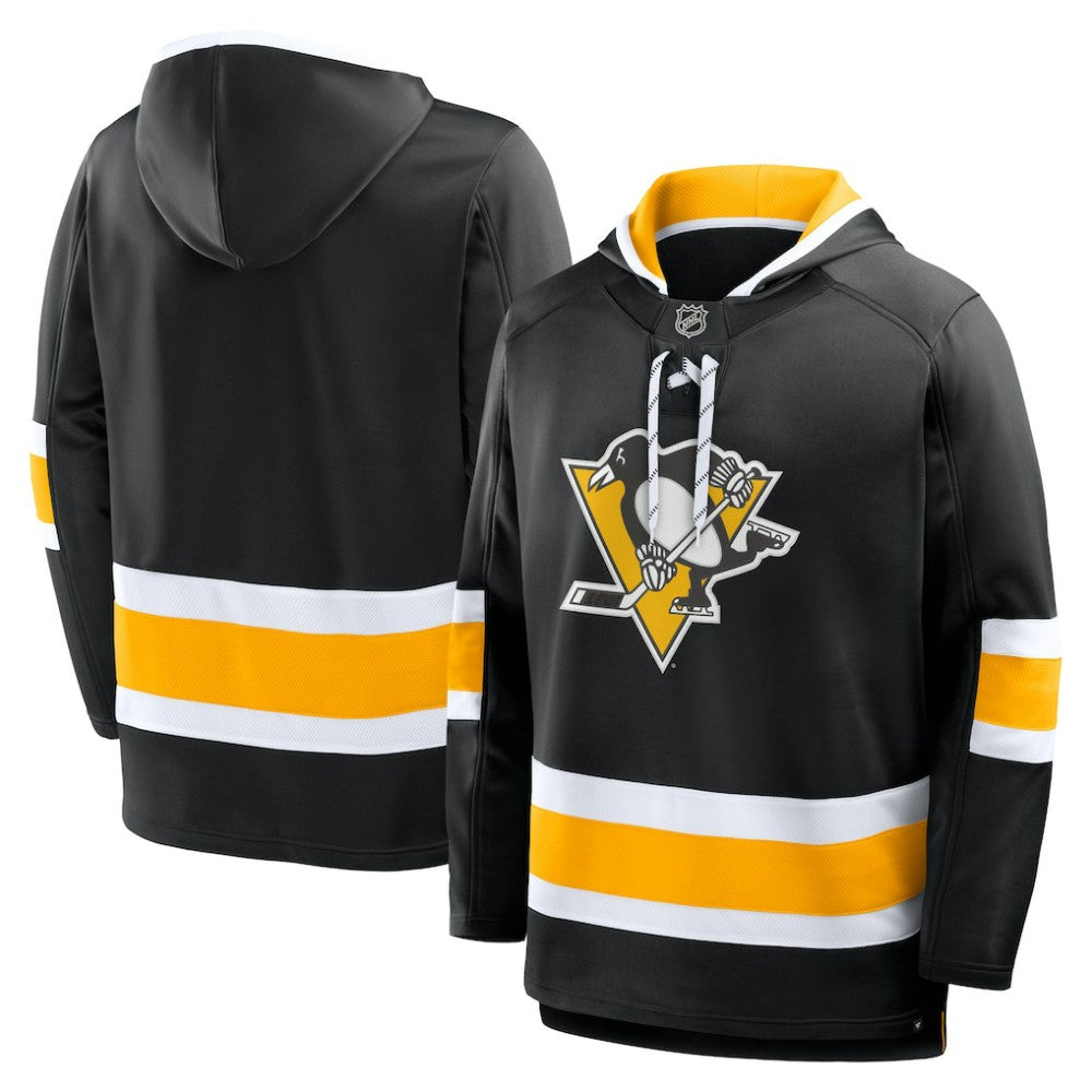 Pittsburgh Penguins Fanatics Prime Time Fleece Hoodie Black