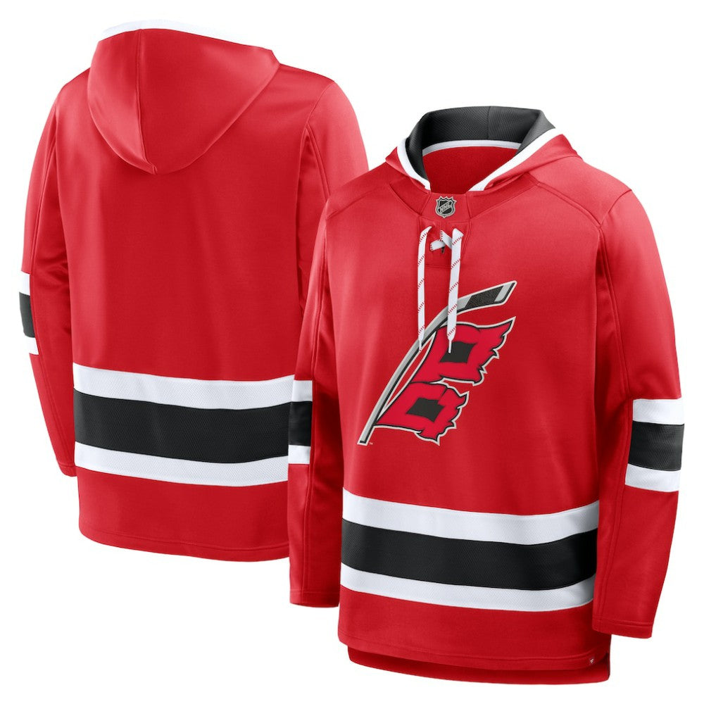 Carolina Hurricanes Fanatics Prime Time Fleece Hoodie Red