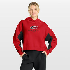 Carolina Hurricanes Fanatics Women's Back Check Boxy Hoodie Red