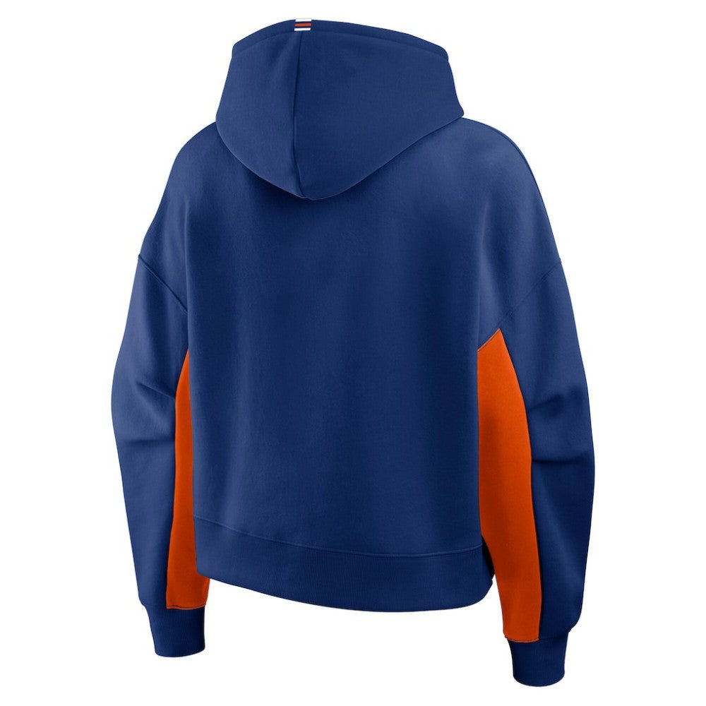 Edmonton Oilers Fanatics Women's Back Check Boxy Hoodie Royal