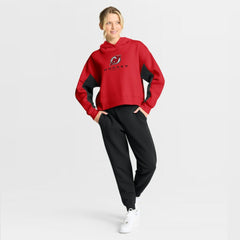 New Jersey Devils Fanatics Women's Back Check Boxy Hoodie Red