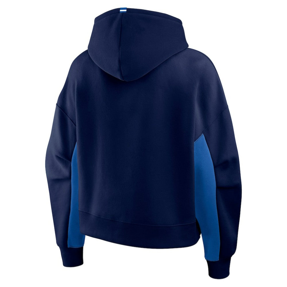 Winnipeg Jets Fanatics Women's Back Check Boxy Hoodie Navy