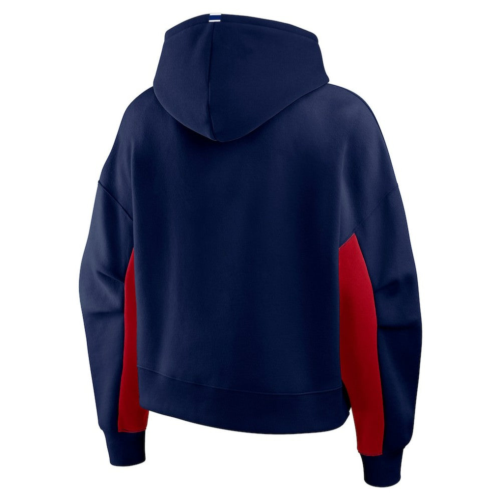 Montreal Canadiens Fanatics Women's Back Check Boxy Hoodie Navy