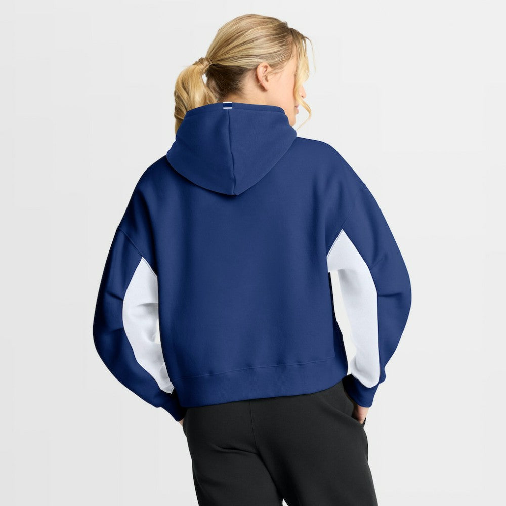 Toronto Maple Leafs Fanatics Women's Back Check Boxy Hoodie Blue