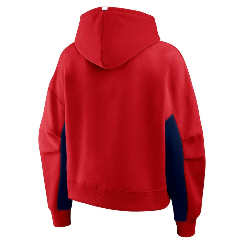 Washington Capitals Fanatics Women's Back Check Boxy Hoodie Red