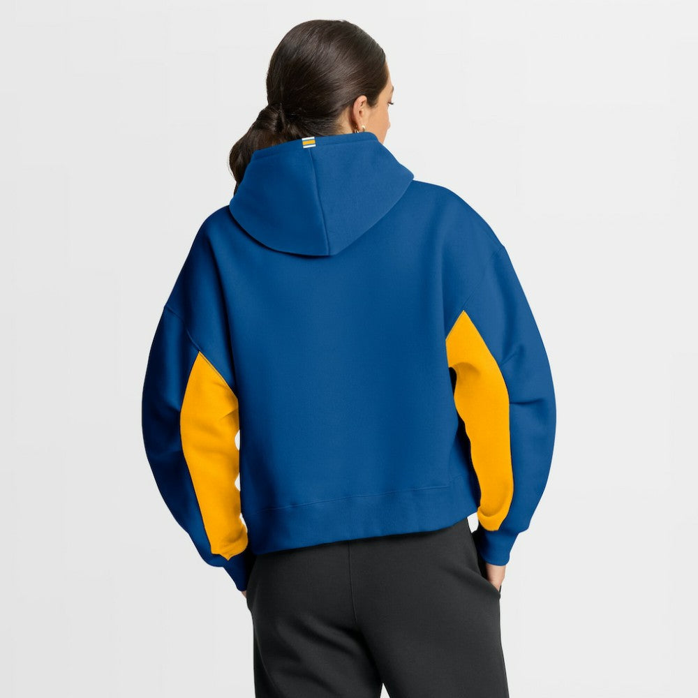 St. Louis Blues Fanatics Women's Back Check Boxy Hoodie Blue