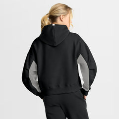 Los Angeles Kings Fanatics Women's Back Check Boxy Hoodie Black