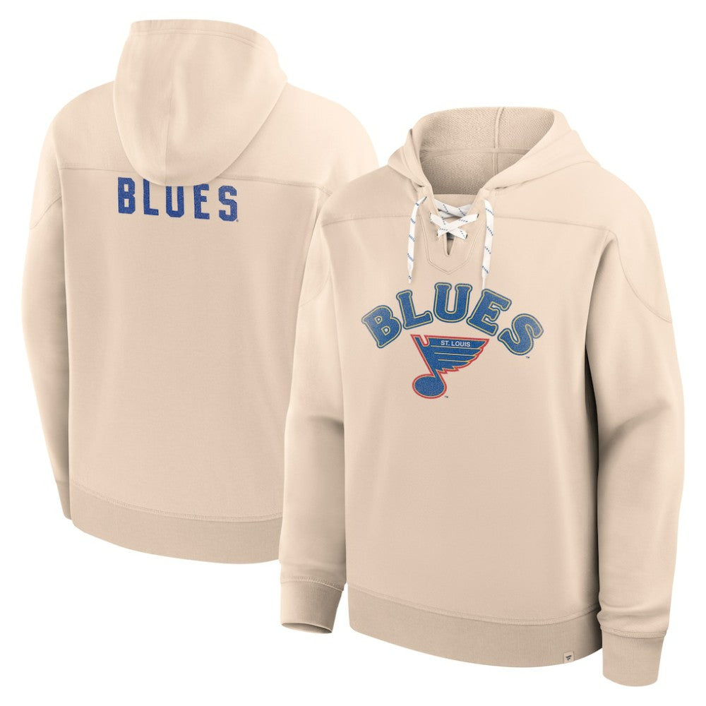 St. Louis Blues Fanatics Vintage Hoodie Cream