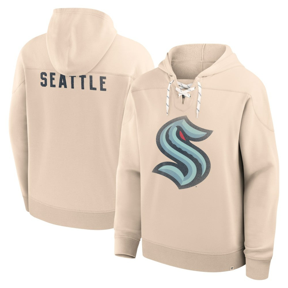 Seattle Kraken Fanatics Vintage Hoodie Cream