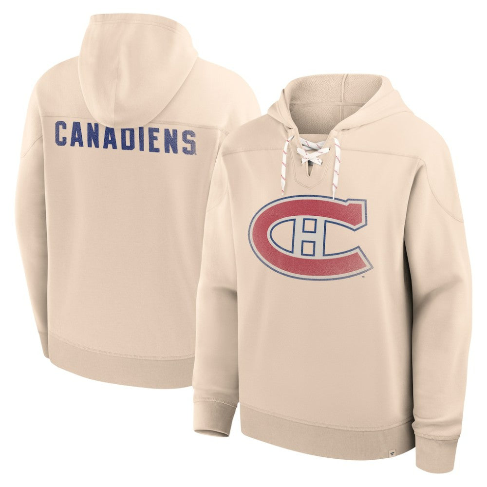 Montreal Canadiens Fanatics Vintage Hoodie Cream