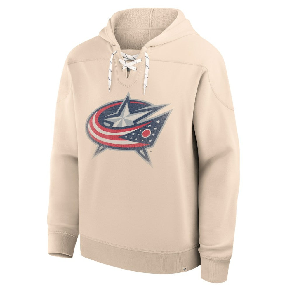 Columbus Blue Jackets Fanatics Vintage Hoodie Cream